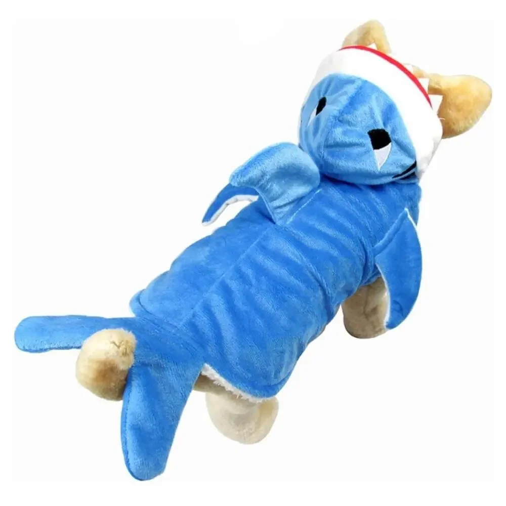 Funny Dog Outfit Cat Shark Costumes, Pet Halloween Christmas Cosplay Baby Shark